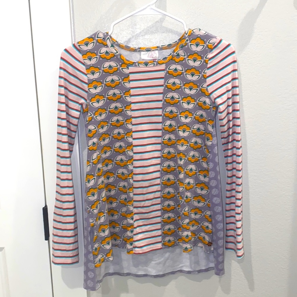 EUC Matilda Jane Size 14 High Low Long Sleeve Tee Top Shirt Teen Tween MJC 435